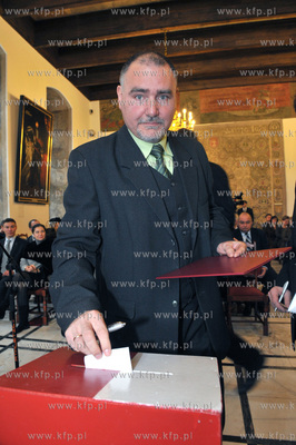 Obrady I sesji Rady Miasta Gdanska VI kadencji w Sali...