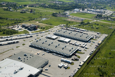 Gdansk Barniewice, obok Osowej z lotu ptaka. Pomorskie...