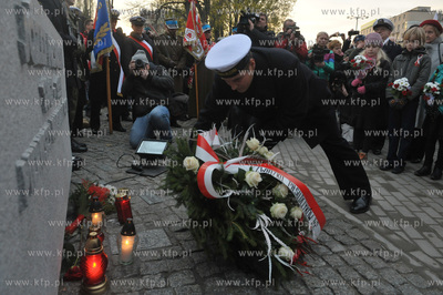 W ramach obchodow Dnia Niepodleglosci w Gdyni odslonieto...