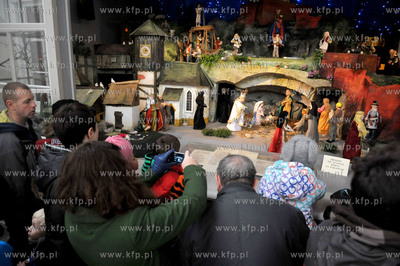 Gdansk. Kosciol Swietej Trojcy. Ruchoma szopka. 26.12.2013...