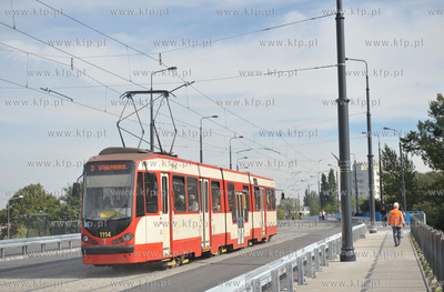 Gdansk. Otwarcie Mostu Siennickiego dla ruchu samochodowego....