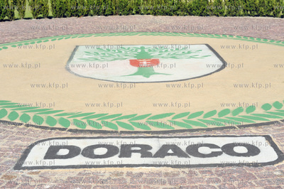 Viva Oliva swieto gdanskiej dzielnicy Oliwa. Mandalę...