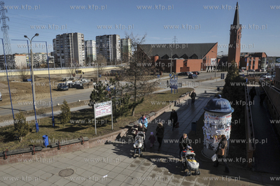 Gdańsk Chełm. Okolice Pasażu Chełmskiego na ul....
