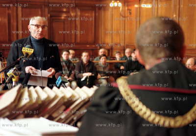 Proces grudnia '70 w Sadzie Wojewodzkim w Gdansku....