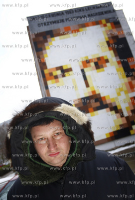 Piotr Szwabe, malarz.
25.11.2008
fot. Krzysztof Mystkowski...