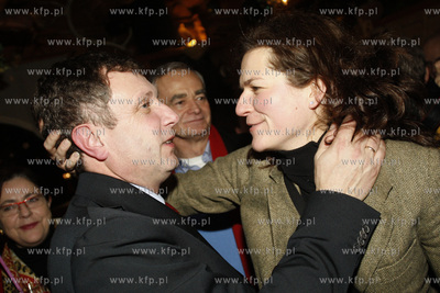 Sopot. Restauracja Harnas. Wieczor wyborczy obozu Jacka...