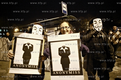 Gdańsk, Protest przeciwko podpisanej przez Polskę...