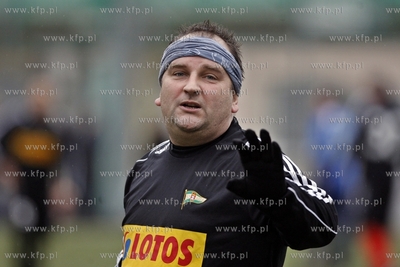 Gdansk. Boisko przy ul. Traugutta. Sylwestrowy mecz...