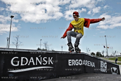 Sopot / Gdansk. Nowo otwarty skatepark przy hali Ergo...