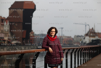 Ewa Lieder, kandydatka na prezydenta Gdanska i  wspolzałozycielka...