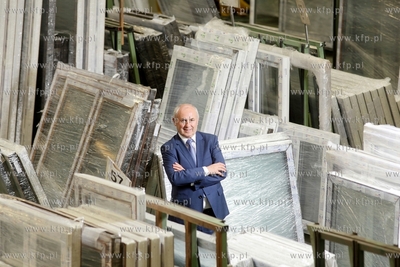Prezes bytowskiej firmy Drutex, Leszek Gierszewski...