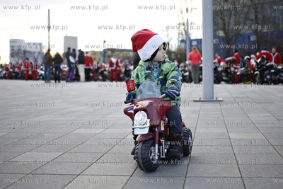 Gdansk. XIII edycja parady Mikolaje na Motocyklach....