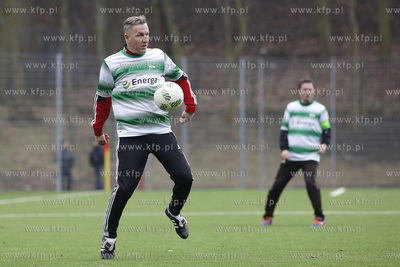 Gdansk. Boisko przy ul. Traugutta.  Noworoczny mecz...