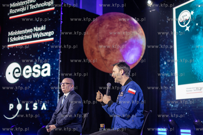 Wizyta astronauty Sławosza Uznańskiego-Wiśniewskiego...