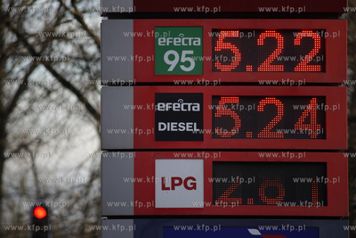 Stacja paliw ORLEN na ul. gen H. Dąbrowskiego w Gdańsku....