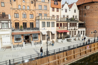 Zakończenie przebudowy Długiego Pobrzeża w Gdańsku....