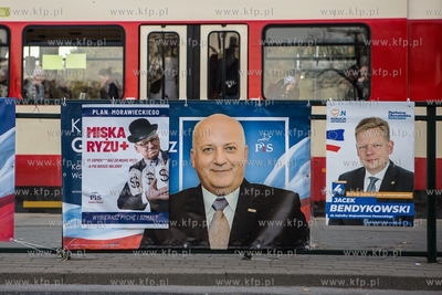 Gdańsk. Rekalmy wyborcze. Ostatnie godziny przed ciszą...