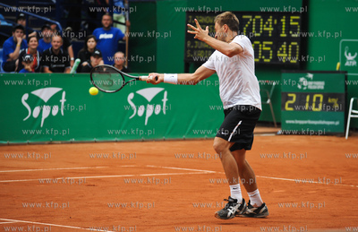 Sopot. Korty SKT. Zawody BNP Paribas Polish Open.
Nz...