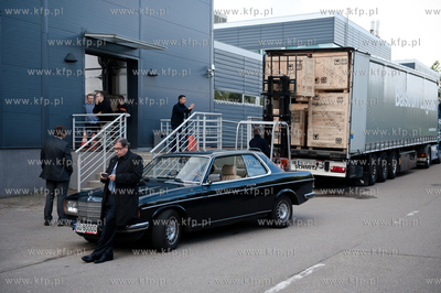 Gdynia. Plan zdjeciowy filmu pt Uklad Zamkniety w rezyserii...