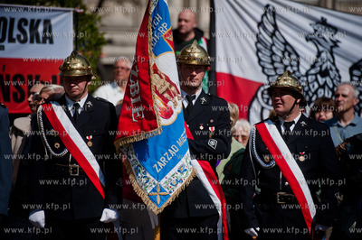 Gdansk. Obchody Swieta Narodowego Trzeciego Maja pod...