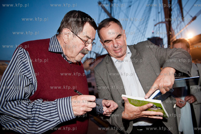 Gdynia. Gunter Grass, pisarz niemiecki, laureat Nagrody...