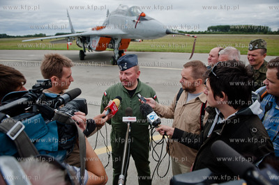 22 Baza Lotnictwa Taktycznego w Malborku. Uroczystosc...