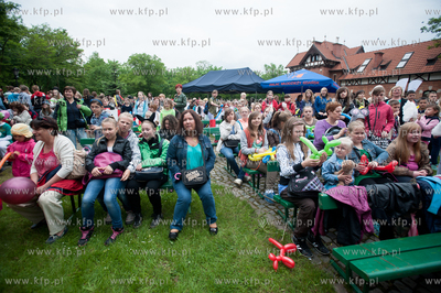 Gdansk. Zieleniec Nowego Ratusza. Festyn dla dzieci...