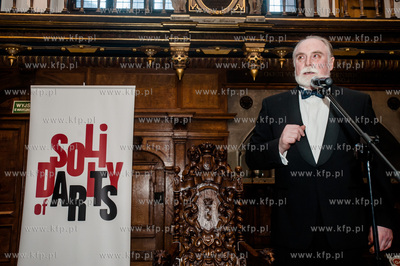 Gdansk. Dwor Artusa. Uroczystosc wreczenia Nagrod Prezydenta...