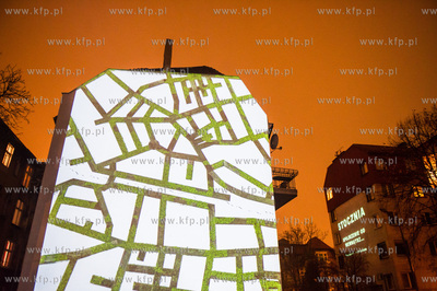 Gdansk. Wrzeszcz. Festiwal artystycznych instalacji...