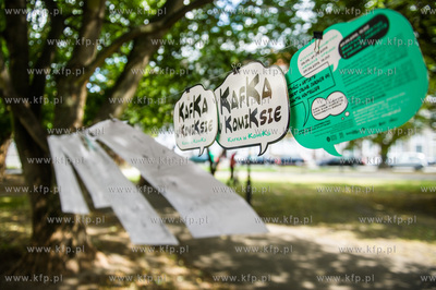 Gdansk. Wielki piknik na placu Swietopelka, zorganizowany...