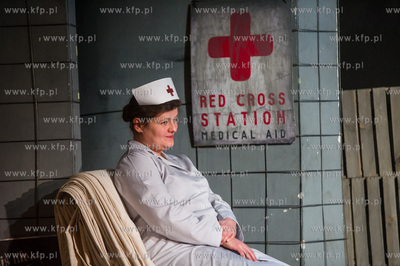 Gdansk. Duza Scena Teatru Wybrzeze. Proba medialna...