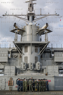 Gdynia. Wizyta amerykaskiego okretu USS Mount Whitney....