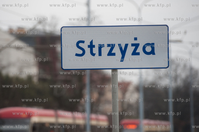 Gdańsk. Tabliczka informacyjna Strzyża.
12.03.2018
fot....