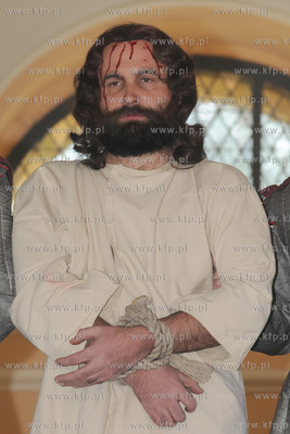 W scenerii Kaszubskiej Golgoty zostala odegrana Inscenizacja...