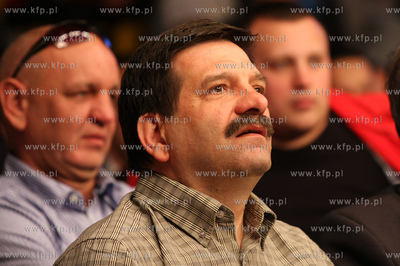 Gdynia, Gala boksu zawodowego. Nz. Janusz Sniadek
09.05.2009
fot....
