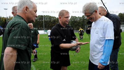 Gdansk. Stadion Lechii. Mecz pilkarski Ruchu Mlodej...