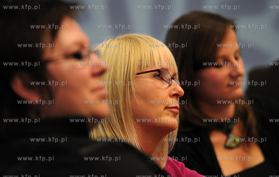 Gdansk. Uniwersytet Gdanski. Panel dyskusyjny polaczony...