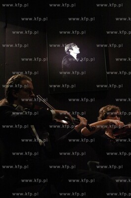 XV Komeda Jazz Festival w Slupsku.    nz. portret Krzysztofa...