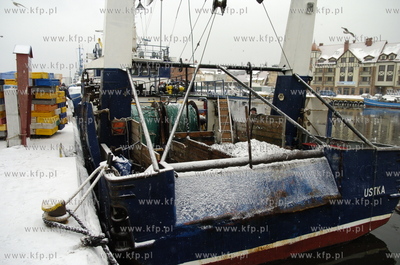 Ustka
Rybacy z kutra UST-203 w czasie jednego z ostatnich...