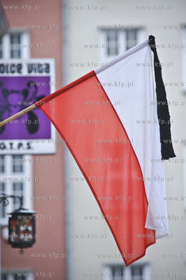 Stare Miasto w Gdansku. Zaloba narodowa po katastrofie...