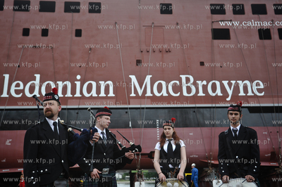 Wodowanie promu B 608/1 Finlaggan dla szkockiego armatora...