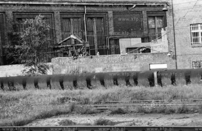 Strajk w Stoczni Gdanskiej im Lenina. sierpien 1980...