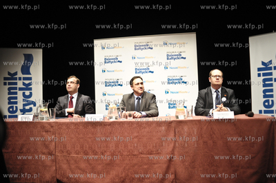 Polityczna debata kandydatow na prezydenta miasta Gdansk...