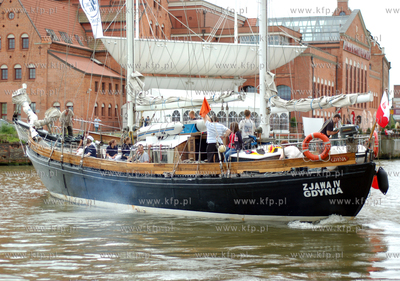 Uroczysta parada zaglowcow na Motlawie zakonczyla Baltic...