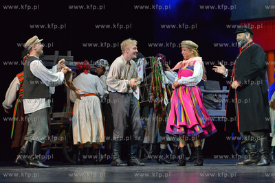 Proba medialna Chlopow w Teatrez Muzycznym w Gdyni....