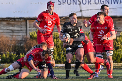 Sopot. Stadion Ogniwa Sopot. Ekstraliga rugby. Ogniwo...