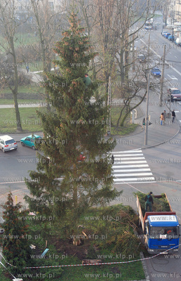 Pod gdynskim magistratem ustawiono jak co roku wielka...