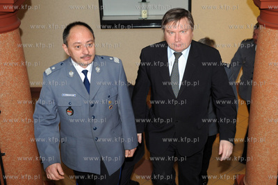 Gdansk, Komenda Wojewodzka Policji. Jerzy Miller, Minister...
