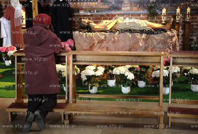 Grob Panski w koscile sw. Brygidy w Gdansku. 7.04.2007...