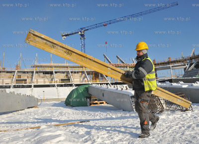 Budowa stadionu PGE Arena w Gdansku Letnicy.
22.01.2010
fot....